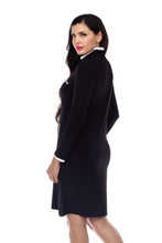 Load image into Gallery viewer, Long Sleeve Shift Dress 91012
