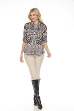Load image into Gallery viewer, New Label zebra print blouse 89014

