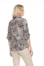 Load image into Gallery viewer, New Label zebra print blouse 89014
