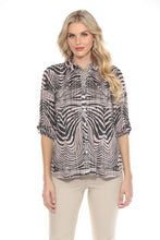 Load image into Gallery viewer, New Label zebra print blouse 89014
