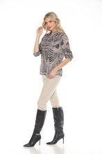 Load image into Gallery viewer, New Label zebra print blouse 89014
