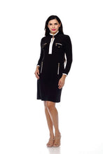 Load image into Gallery viewer, Long Sleeve Shift Dress 91012
