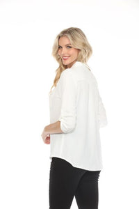 Tango Mango Blouse T6882-01 Cream